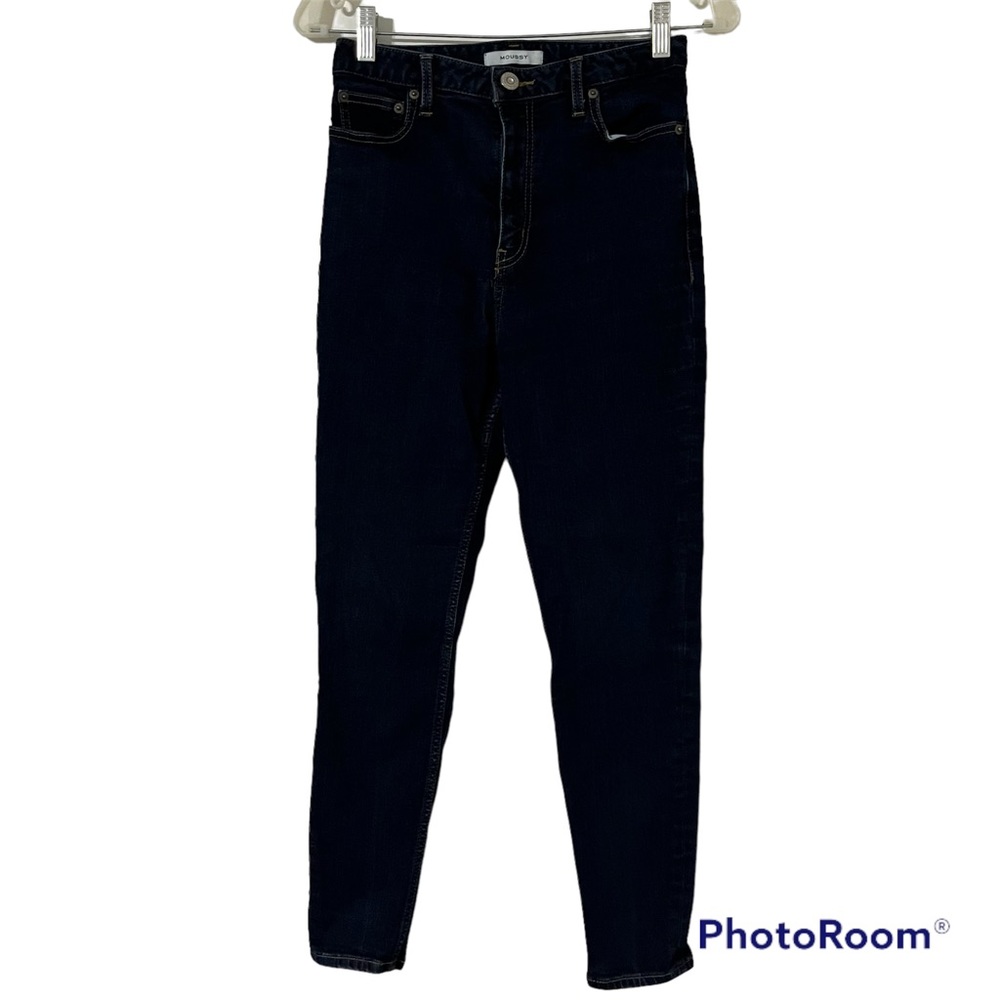 Moussy Dark Indigo Wash Jeans Size 27